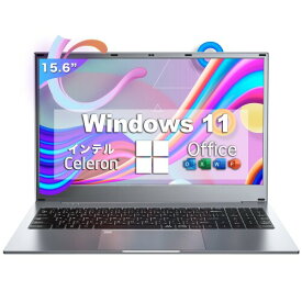 パソコン ノート office付き Dobios Windows11 薄型PC ノート 高性能CPU Celeron N 2.6GHz 15.6インチ フルHD液晶/大容量バッテリー搭載/Bluetooth/WIFI搭載/豊富な接続端子/軽量薄型/ノートパソコン laptop 在