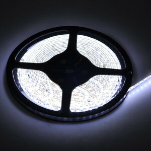 LED�e�[�v���C�g SMD 2835 3528 5m 300�A ���͔S�����ʃe�[�v ���ʔ����h���d�lIP65 �ؒf�\ (��)