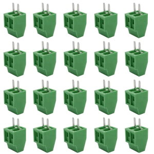BEHOSHI 20�� �^�[�~�i���u���b�N PCB�l�W�~�ߒ[�q�� 2�s�� 2.54mm�s�b�` PCB�^�[�~�i���u���b�N �l�W�[�q�u���b�N �R�l�N�^�[ 2P PCB�}�E���g