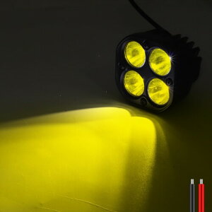 Ygmylandbb LED��Ɠ� LED���[�N���C�g �f�B���C�g�ԊO�� �⏕�� �O�Ɠ� 4�A40W 6500k 5000LM �f�b�L���C�g DC12V�E24V���p ���P�x�E�h���E�h�o�E�ϐk �����Ԑ���/�L�����v/��ނ�/�H������/���z����