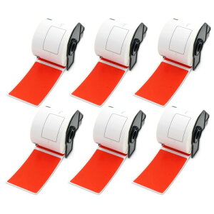 BETCKEY ���M�� DK-1202 �u���U�[ ���x�� �v�����^�[ ���[�� �݊� ���x���V�[�� BROTHER 62x100mm QL-550 QL-650TD QL-700 QL-800 QL-820NWB QL-1060N�ȂǂɑΉ� �S���� ��� DIY ���� ���� �ۊ� �Ɩ��p 6�� ���b�h