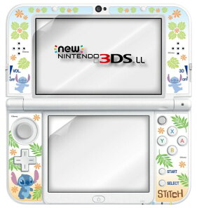 New�j���e���h�[3DS LL��p�t���ی�t�B���� �f�R���[�V�����V�[���t �X�e�B�b�`