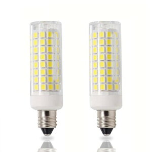 LTYY E11 LED電球,75W-80Wハロゲンランプ相当,8W 800LM,口金直径11mm,可調光 ,E11 口金 昼白色6000K,AC110V,省エネと環境保護(2個入り)