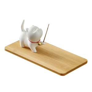 PAVIKE線香立て お香立て 線香置き 子猫の形のデザイン、茶道用品、家の装飾、茶室、勉強部屋、カフェ、ヨガルームなどに適し