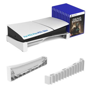 PS5 Pro/PS Slim�p ���u���X�^���h PS5 �n�k�΍� ���M���P (�Q�[���f�B�X�N12�����[�\�jPlayStation 5 Slim/Pro Disc�ŁEDigital�őΉ� �x�[�X�X�^���h, �z���C�g