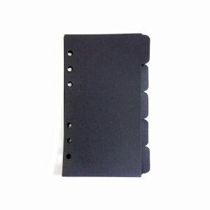 A5 / A6 6Jo[̃CfbNX^uEhOr[oC_[t@CtH_[[Y[tV[gveN^[oC_[Jo[veN^[ (Divider Horizontal Black Paper, A6/17cm*1