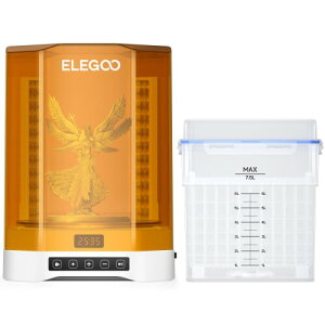 ELEGOO Mercury Plus V3.0 ���d���X�e�[�V���� 7.5L��e�� Mars Saturn MSLA LCD/DLP/SLA 3D�v�����g�p ���`���p ���W�� UV�d���{�b�N�X