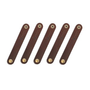 Aging Leather Clip ���U�[�N���b�v5�{�Z�b�g/�{�v/�P�[�u���N���b�v (���J)