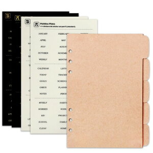 Zelten PPoC_[CfbNXd؂A4̃^uXebJ[tAp[\iI[KiCU[Evi[E[Y[tm[gp (Paper Kraft 5-Tab,A5/6 Hole)