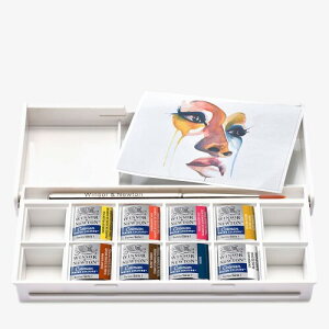 Winsor & Newton Cotman ʊG̋Zbg 8n[tp |[g[gJ[ uVt