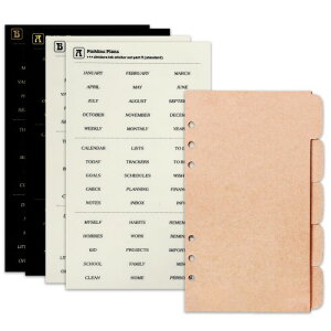 Zelten PPoC_[CfbNXd؂A4̃^uXebJ[tAp[\iI[KiCU[Evi[E[Y[tm[gp (Paper Kraft 5-Tab,A6/6 Hole)