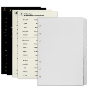 Zelten PPoC_[CfbNXd؂A4̃^uXebJ[tAp[\iI[KiCU[Evi[E[Y[tm[gp (PP Frosted 7-Folder Tab,A5/6 Hole)