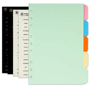 Zelten PPoC_[CfbNXd؂A4̃^uXebJ[tAp[\iI[KiCU[Evi[E[Y[tm[gp (Paper Multi Color 5-Tab,B5/9 Hole)
