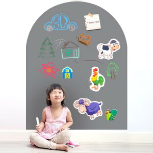 Warasee }Olbg `[N {[h A[` S qɍœK  ubN{[h Magnetic Wall Decal Arch |O[ 40×80cm