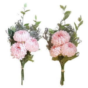 造花 メモリーズ お墓用 ふんわりマム ピンク 菊 高級 お供え花 一対 2束 42cm MEMORIES PREMIUM 仏花 仏壇用 お供え 枯れない お盆 お彼岸 帰省 供養 枯れない 墓花