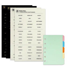 Zelten PPoC_[CfbNXd؂A4̃^uXebJ[tAp[\iI[KiCU[Evi[E[Y[tm[gp (Paper Multi Color 5-Tab,A7/6 Hole)