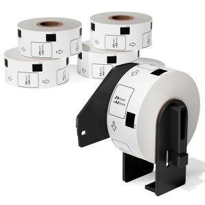 Wonfoucs�H�i�\���p���̃��x�� DK-1215 ��29mm × ����42mm DK 1215�u���U�[QL-800 QL-820NWB QL-810W 1110NWB�p DK�v���J�b�g���x�� ���M�X�e�b�J�[�� �u�������ܕs�g�p (5���[��/3500���x��+1�ė��p�\�z