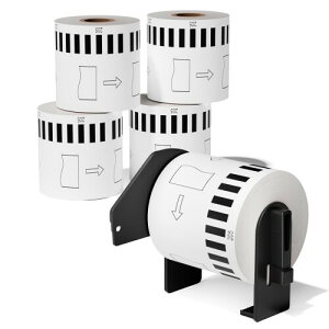 DK-2205 uU[ ݊ x DK2205 QL-800 / QL-820NWB / QL-700 /brotherp݊ x 62mm × 30.48m(5Zbg+z_[1)e[v  uܕsgp