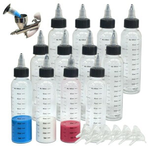 12�Z�b�g 60ml �h���b�p�[�{�g�� ���� �ڐ���t�� �h�� ���F ��� ���� ������ �v�����f�� DIY ��| �A�[�g ���p�r�{�g�� (12�Z�b�g 120ml �R�l12�t��)