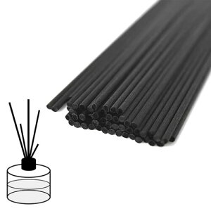 ラタンスティック リードディフューザースティック リードアロマスティック 50本 直径4mm 抗カビ 長さ20cm ベッドルーム/リビングルーム/バスルーム 香りリードスティック 詰め替え 交換