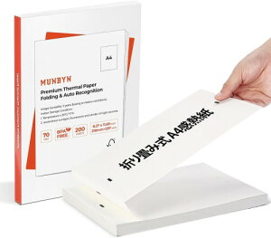 MUNBYN A4 M M ITP02 ITP01p iubN}[Nj mN 200 T[}y[p[ JCTo^ ITP04Ή