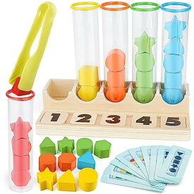 モンテッソーリ 玩具 知育玩具 木のおもちゃ 色形状分類 指先の知育 積み木 早期発達知育玩具です 2 3 4 5 6 歳 誕生日プレゼント 知育玩具