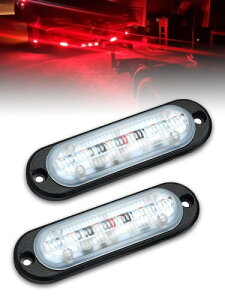 Chelhead �D�pled�f�C���C�g ���b�h ���^ 6W �� �x���� ���[�N���C�g ��Ɠ� �ב䓔 �⏕�� 12v/24v IP68 �h���h�o 2�Z�b�g