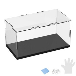 M METERXITY 1�p�b�N�̃A�N�����f�B�X�v���C�P�[�X 7.9x3.9x3.9�C���`/20x10x10cm�̃A�N�����N���A�f�B�X�v���C�P�[�X�{�b�N�X �R���N�V�����p�̍����ؐ��x�[�X�t�� �h�o�V���[�P�[�X(�� �N���A
