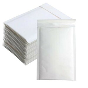 クッション封筒 dvdトールケース1枚対応 #0 50枚 外寸: 約190x254mm 内寸: 約170x254mm 白 ネコポス ゆうパケット クリックポスト クロネコDM便 ゆうメール対応エアクッション付き郵送封筒ケース