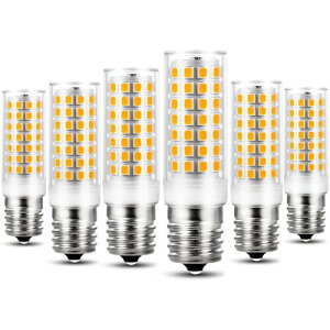 GOHDLAMP LED�d�� E17 �d���F ����d��5W LED �d�� E17���� 60W 2700K 580���[���� 360°�S�����L�z�� �����Ή� �������Ή� ���{PSE�F�؍� �ȃG�l (�d���F, 6�Z�b�g)