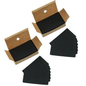レトロ風カード 両面書き込み可能 紙素材 数量 200pcs ?用于学習 仕事 メモ メッセージカード DIY ギフトデコレーション スクラップブッキング ?色?ブラック