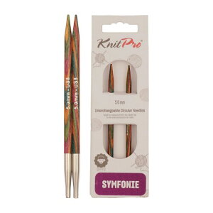KnitPro 5 mm Symfonie Interchangeable Special Circular Needles, Multi-Color by KnitPro