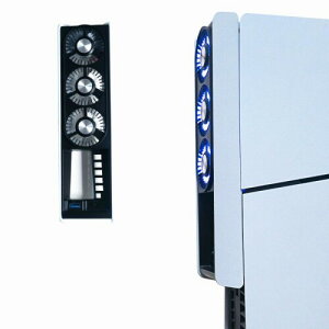 PlayStation5 Slimp pt@ LEDCgt ΂ 3̗pt@ PS5 Slim R\[pM 3.0 USB|[gt OtN[[ fBXN IWi Q[@p FOROMONE (PS5 Slimp)