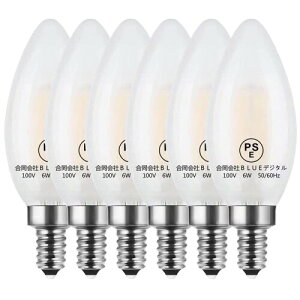 Zohadtak LED GW\d VfAd 60W` 720lm E12 6W Ód KX̍ގ Ή 4000K F PSEF؍ς XC^ 6 (E12-XC^, F)