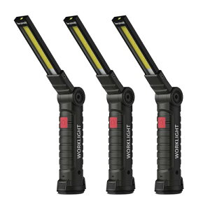Yalanme LED [NCgƓ 2000mAH COBCg d ܂ݎ nfBCg Type-C[d }Olbgt ^ Ԑ ԍ AEghA Lvp (3Zbg)