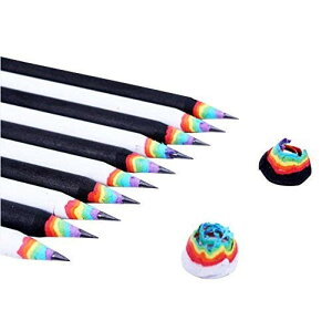 アヨミ(AYOMI) 鉛筆 HB(お得な10本セット)Rainbow Pencils えんぴつ エンピツ ペンシル かわいい 虹 にじ おしゃれ プレゼント ギフト 文房具 ステーショナリー おもしろ雑貨のシンシア プレ