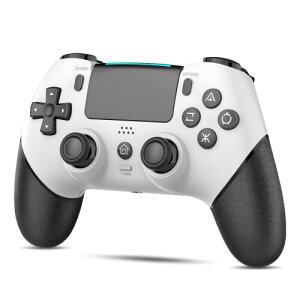 PS4�R���g���[���[Onefun ps4 �R���g���[���[ ��e��1000mAh Bluetooth�����ڑ� �w�ʃ{�^���t�� �}�N���@�\ Turbo�����A�ˋ@�\ 6���W���C���Z���T�[���� 16���ԘA���g�p ���ϋv�{�^�� �C���z���W