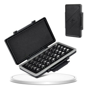 JJC LR44 RCdrP[X RCdr x35[ `ERCdr SR44 / SR44W / SR44SW / LR44H / V13GA / L1154 / AG13 / A76 / A-76 / SR4403 / SR44SW ȂǂɑΉ `Edr [P[X {^drP[X