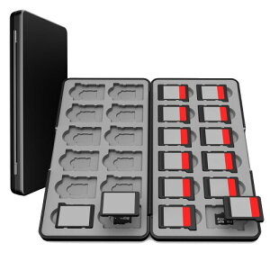 DACAIFH Switch�\�t�g���[�P�[�X SD�������[�J�[�h�Ή� Switch/Switch Lite/Switch OLED���f�� 24�̃Q�[���J�[�g���b�W�X���b�g�t�� �V���R�������� �Q�[���J�[�g���b�W���[�P�[�X �J�[�h�W�����[