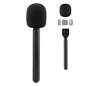 DJI Mic 1/2用ホルダー、Rode Wireless GO 2用、Hollyland M1 /C1 / 150 / Synco G1/A2用ハンドヘルドマウントアダプター、ラベリアマイクをハンドヘルドワイヤレスマイクに変換。