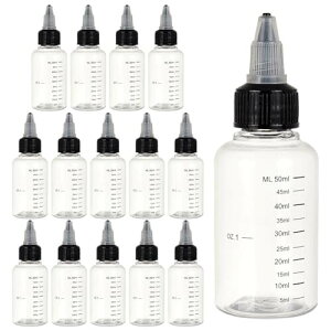 BENECREAT 15�Z�b�g50ml�ڐ���h���b�p�[�{�g�� �c�C�X�g�L���b�v �N���A�{�g�� �O���[ �I�C�� ���G�� �t�̗e�� �H�r �N���t�g