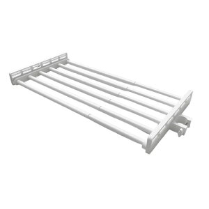 Huaniun 突っ張りラック ハンガーラック用棚 幅約80〜120cm伸縮可能