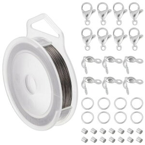 BENECREAT ��100m/���[�� �X�e�����X���C���[ �r�[�Y�W���G���[�쐬�L�b�g ������0.3mm �X�e�����X�|�� �N���t�g���C���[ �r�[�Y���C���[ �A�N�Z�T���[��胏�C���[
