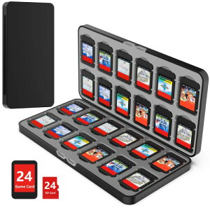 Wyngee 24�� �Q�[���J�[�h�P�[�X �X�C�b�` �Ή� ���[�{�b�N�X �\�t�g�P�[�X 24��Micro SD �������[�J�[�h Switch/Switch Lite ���f���Ή� �R���p�N�g ���^ �y�� �h�� �h�o �����^ �����h�~ ���n �u