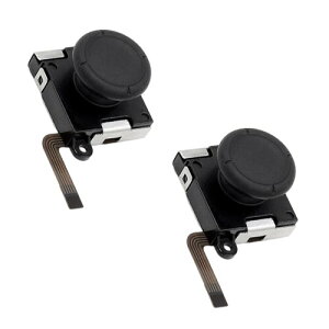 DONGYE Switch NS �����p�R���g���[�� L/R�Z���T�[ �R���g���[�� 3D�A�i���O�W���C�X�e�B�b�N ���E���� Joy-con�ɑΉ� �W���C�X�e�B�b�N�����p���i �C���p�[�c (2�Z�b�g)