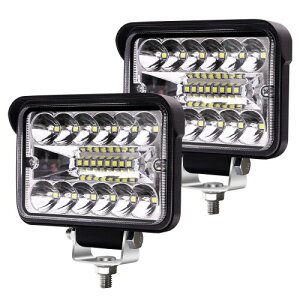 Biqing Ɠ 24vA3C` [NCg h 12v Lp Fx6000K led gbNAԁA4x4AD AȂǂɓKĂ܂(2)