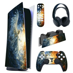 PlayVital ps5�R���\�[���{�́i�f�W�^���o�[�W�����j�ɑΉ��p�X�e�b�J�[�V�[���Aps5�R���g���[���[���[�d�X�e�[�V�������w�b�h�Z�b�g�������R���ɑΉ�����X�e�b�J�[�r�j�[���V�[��