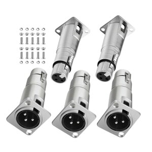 EBIEFLY 5X Neu Trik XLR RlN^ Dpb`pl }Eg XLR IX-X A_v^[ tB[h/pXX[RlN^ 3sA_v^[ lW10Zbg