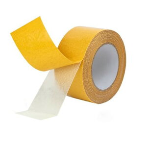 LYHMHAMY 両面テープ 超強力両面テープ メッシュテープ カーペットテープ 滑り止めマットテープ 幅25mm×長さ20m×厚さ0.36mm 強力な接着力、耐久性、良好な靭性、 手で裂けて自由にカットで