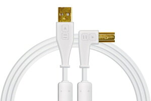 DJ Techtools/Chroma Cables (USB-A - USB-B/Right Angle, White)